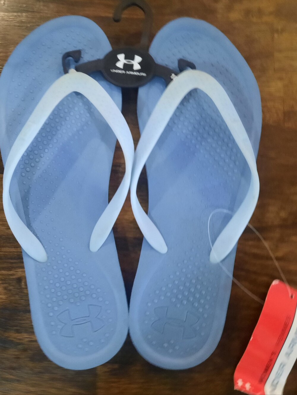 New Women's 10 Under Armour Atlantic Dune Flip Flops